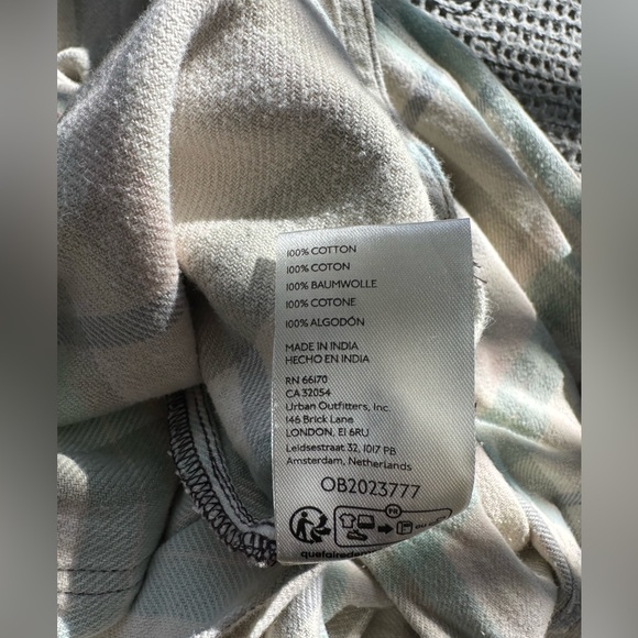 Free People Plaid Button-Up Shirt - Picture 5 of 5